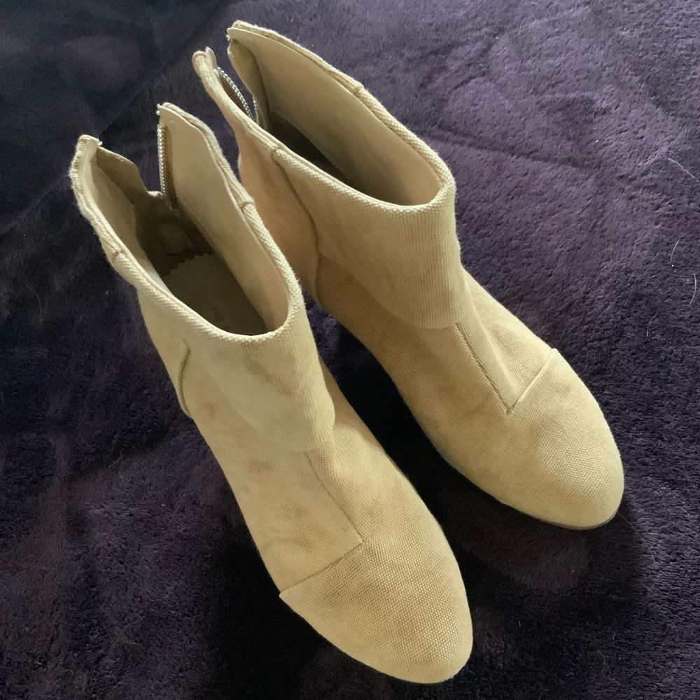 Rag & Bone Canvas Heeled Bootie - image 1